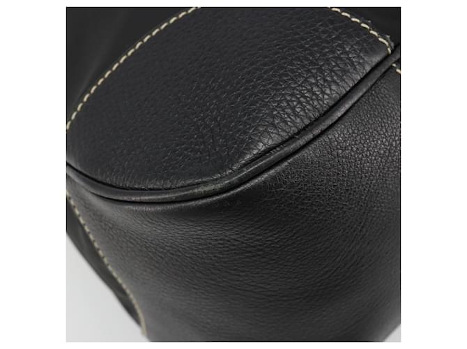 PRADA Shoulder Bag Nylon Leather Black Silver - vista 16