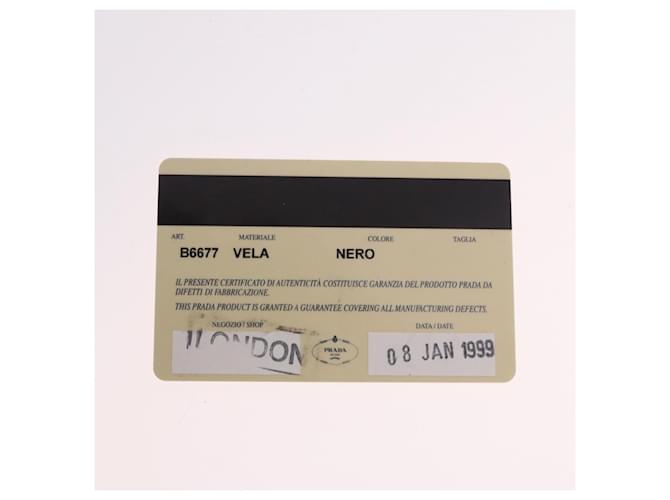 PRADA Rucksack Nylon Black Silver - Ansicht 12