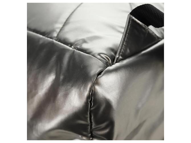 PRADA Backpack PVC Canvas Silver - vista 20