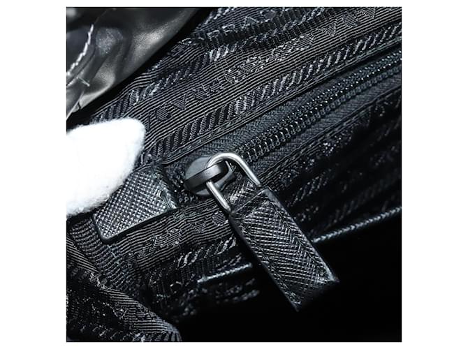 PRADA Backpack PVC Canvas Silver - vista 32