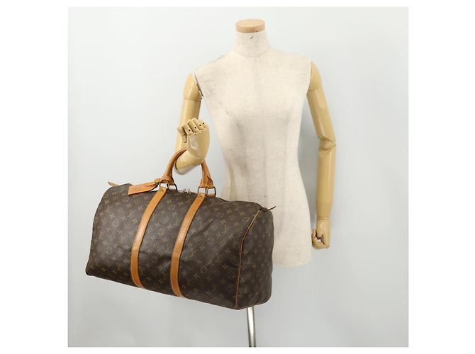 LOUIS VUITTON Monogram Keepall 50 Boston Bag M41426 LV - vista 22