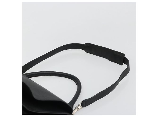 Céline CELINE Trapeze Hand Bag Leather Suede Black Silver - vista 10
