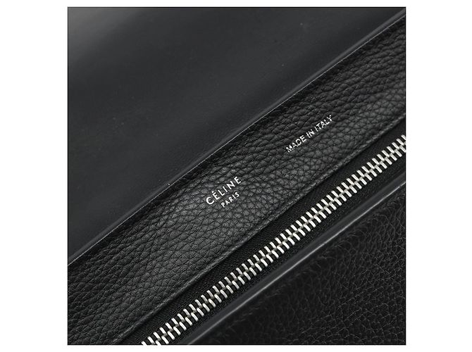Céline CELINE Trapeze Hand Bag Leather Suede Black Silver - vista 21