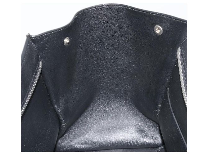 Céline CELINE Trapeze Hand Bag Leather Suede Black Silver - vista 24
