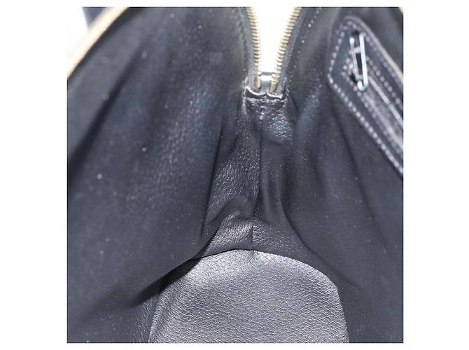 Céline CELINE Macadam Canvas Hand Bag PVC Leather Black Gold - vista 20