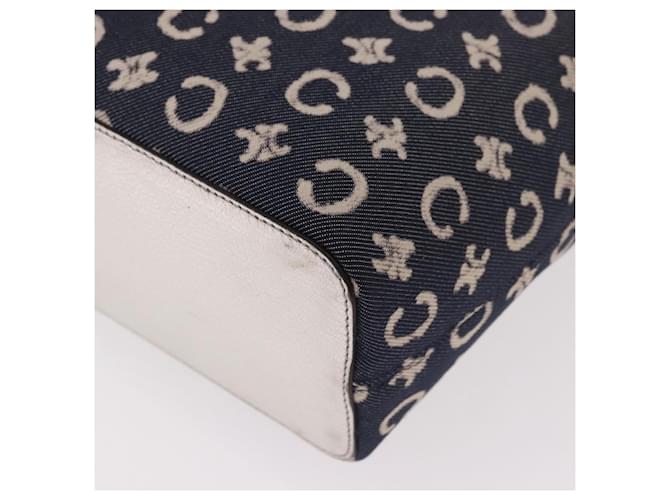 Céline CELINE C Macadam Canvas Hand Bag Navy - vista 15