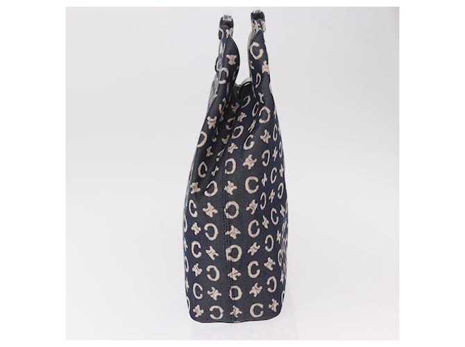 Céline CELINE C Macadam Canvas Hand Bag Navy - vista 3
