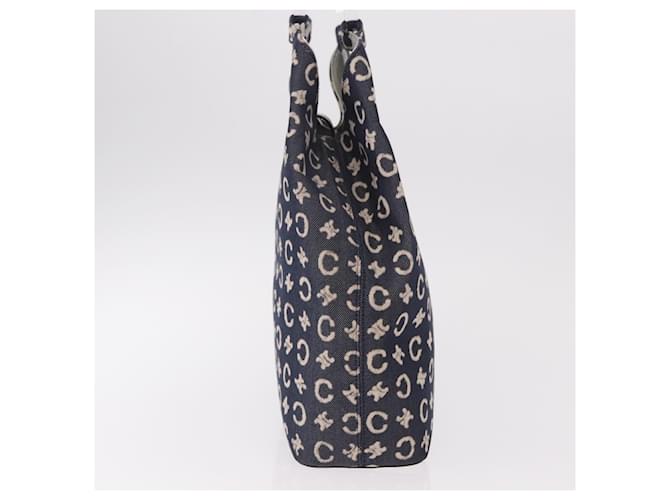 Céline CELINE C Macadam Canvas Hand Bag Navy - vista 4
