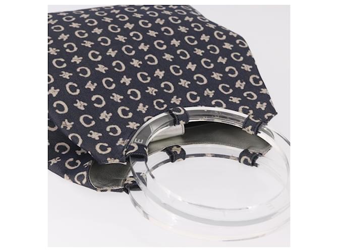 Céline CELINE C Macadam Canvas Hand Bag Navy - vista 6