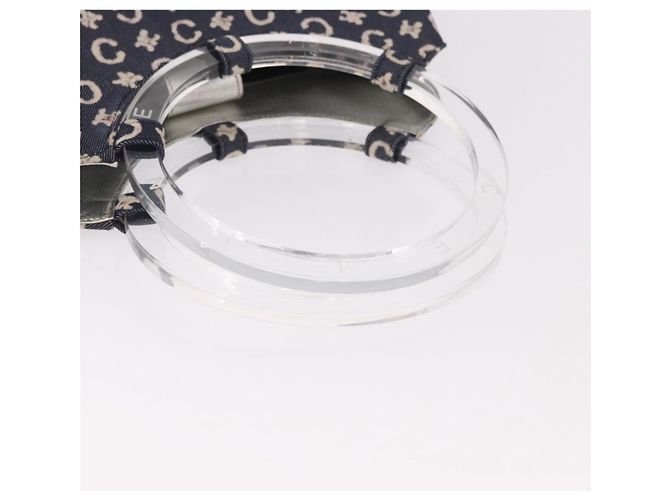 Céline CELINE C Macadam Canvas Hand Bag Navy - vista 7