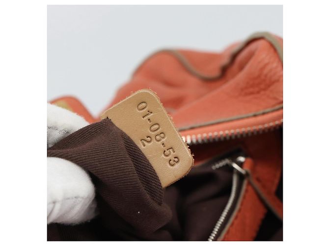 Chloé Chloe Paddington Hand Bag Leather Pink Gold Silver - vista 11
