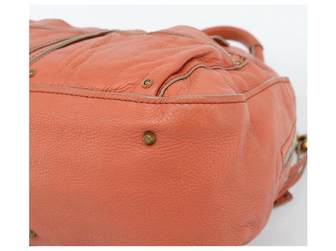 Chloé Chloe Paddington Hand Bag Leather Pink Gold Silver - vista 16