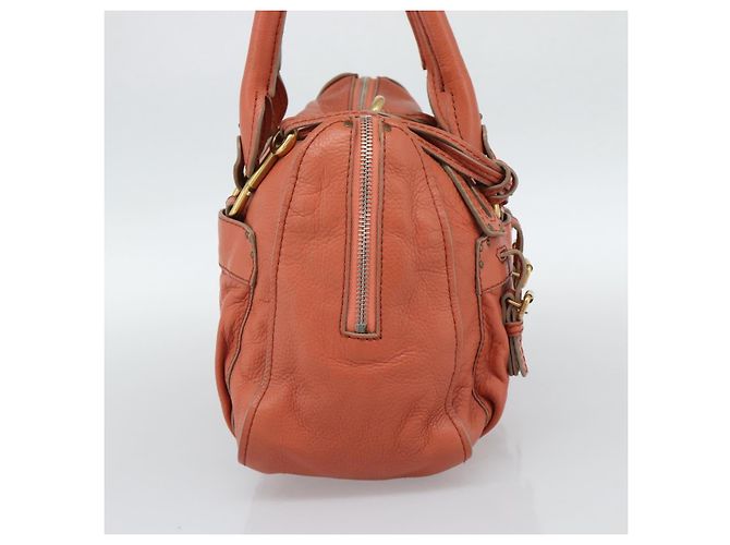 Chloé Chloe Paddington Hand Bag Leather Pink Gold Silver - vista 3