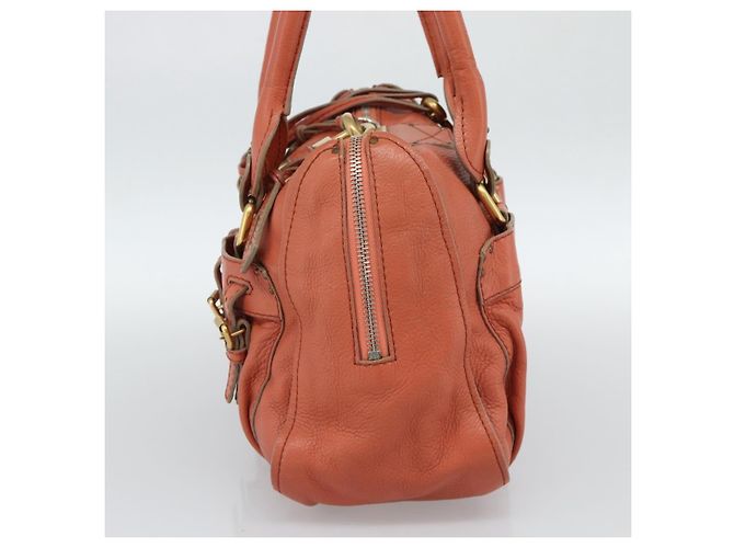 Chloé Chloe Paddington Hand Bag Leather Pink Gold Silver - vista 4
