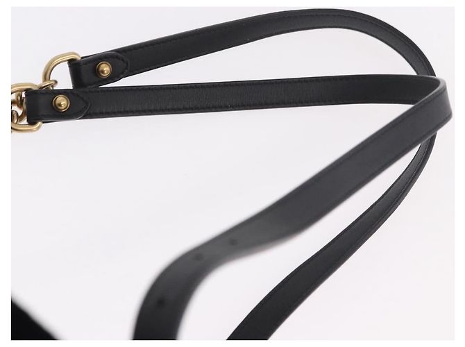 GUCCI GG Marmont Backpack Velor Black Gold 524568 - vista 15