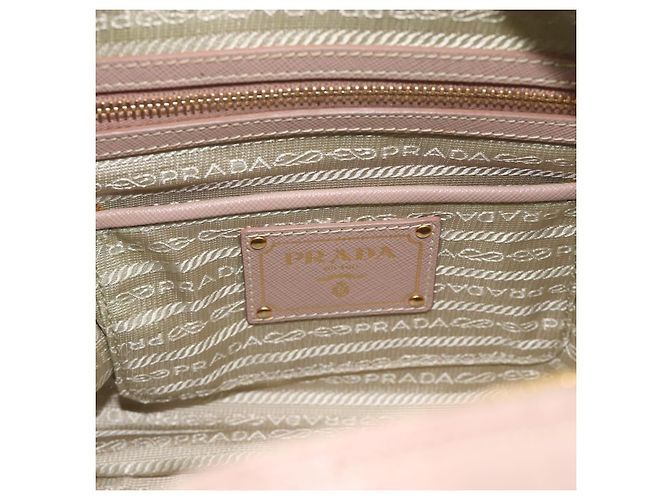 PRADA Hand Bag Saffiano leather 2way Pink Gold - vista 22