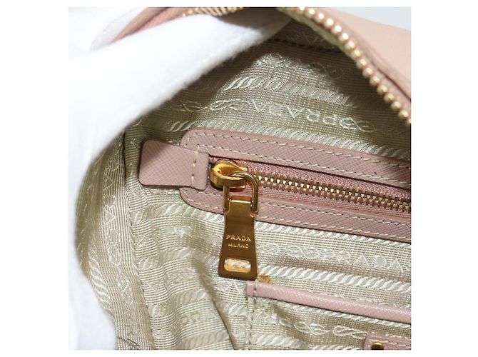 PRADA Hand Bag Saffiano leather 2way Pink Gold - vista 25