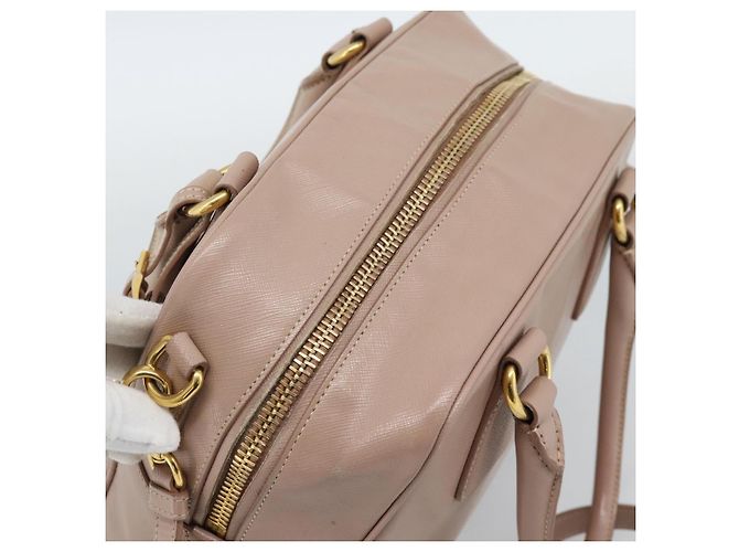 PRADA Hand Bag Saffiano leather 2way Pink Gold - vista 6