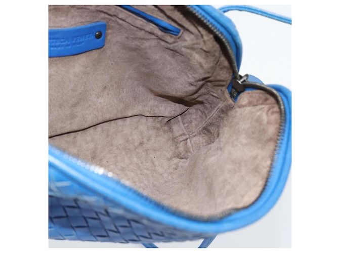 BOTTEGA VENETA INTRECCIATO Shoulder Bag Leather Blue - vista 19