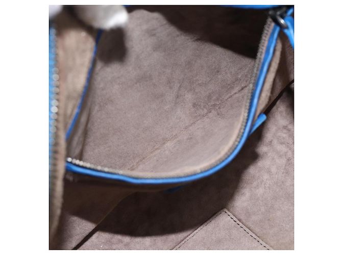 BOTTEGA VENETA INTRECCIATO Shoulder Bag Leather Blue - vista 22