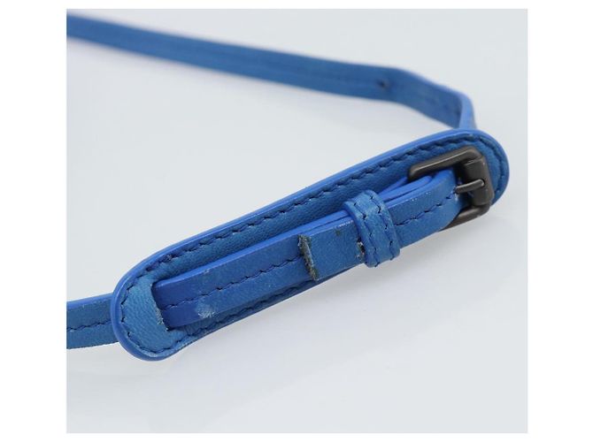 BOTTEGA VENETA INTRECCIATO Shoulder Bag Leather Blue - vista 8