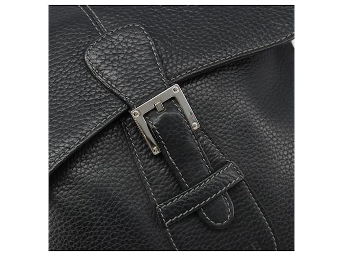 LOEWE Shoulder Bag Leather Black Silver - vista 17