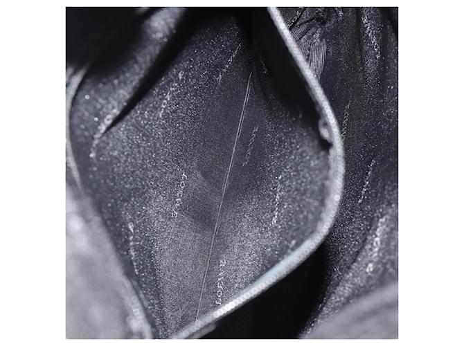 LOEWE Shoulder Bag Leather Black Silver - vista 22