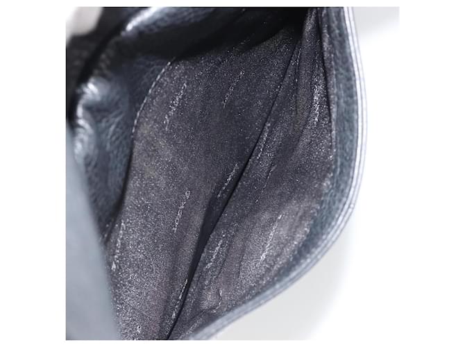 LOEWE Shoulder Bag Leather Black Silver - vista 23