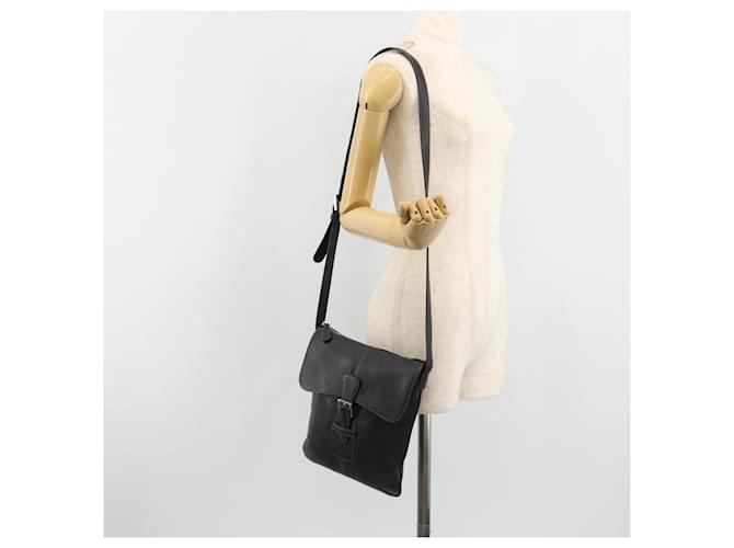 LOEWE Shoulder Bag Leather Black Silver - vista 24