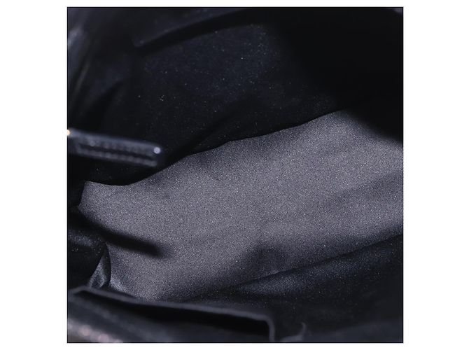SAINT LAURENT Kahala Hand Bag Canvas Black Gold - vista 10