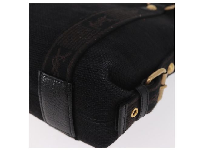 SAINT LAURENT Kahala Hand Bag Canvas Black Gold - vista 16