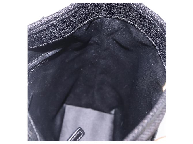 SAINT LAURENT Kahala Hand Bag Canvas Black Gold - vista 19