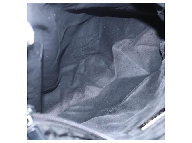 PRADA Tote Bag Nylon Black Silver - vista 11