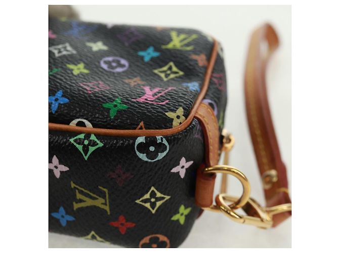 LOUIS VUITTON Monogram Multicolor Trousse Wapity Pouch Black M58034 - vista 11