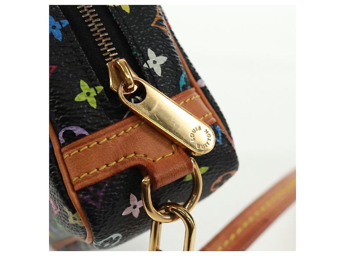 LOUIS VUITTON Monogram Multicolor Trousse Wapity Pouch Black M58034 - vista 13
