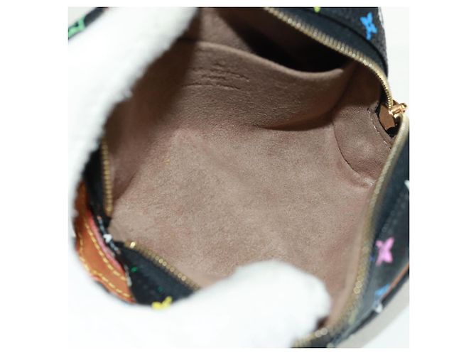 LOUIS VUITTON Monogram Multicolor Trousse Wapity Pouch Black M58034 - vista 15