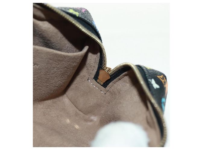 LOUIS VUITTON Monogram Multicolor Trousse Wapity Pouch Black M58034 - vista 16