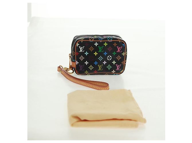 LOUIS VUITTON Monogram Multicolor Trousse Wapity Pouch Black M58034 - vista 20