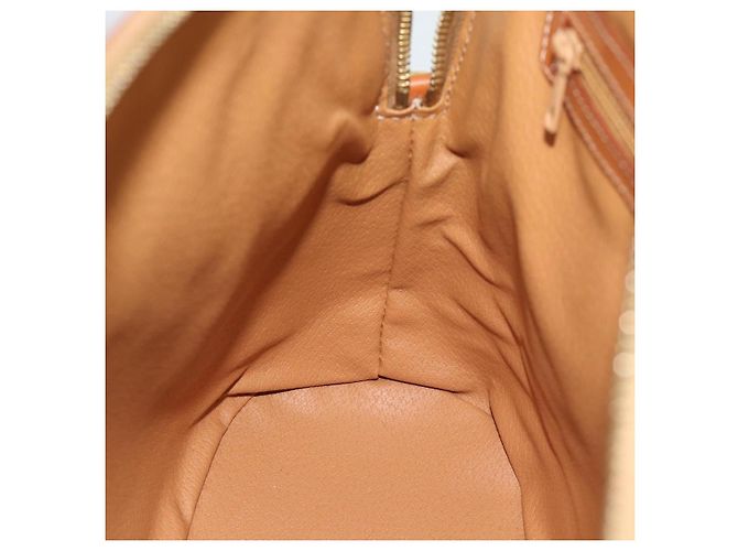 Céline CELINE Macadam Canvas Hand Bag PVC Leather 2way Brown Gold - vista 23