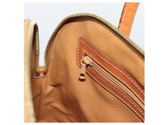 Céline CELINE Macadam Canvas Hand Bag PVC Leather 2way Brown Gold - vista 24