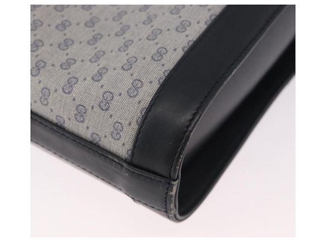 GUCCI Micro GG Supreme Shoulder Bag PVC Navy Gold 001 109 0579 - vista 15