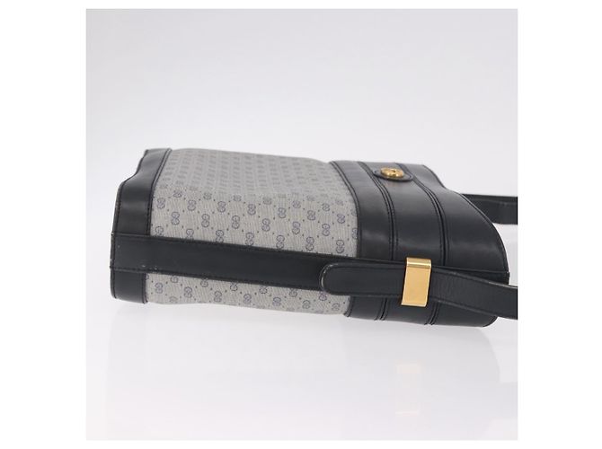 GUCCI Micro GG Supreme Shoulder Bag PVC Navy Gold 001 109 0579 - vista 3