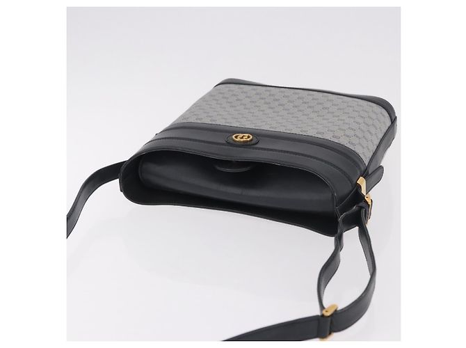 GUCCI Micro GG Supreme Shoulder Bag PVC Navy Gold 001 109 0579 - vista 6