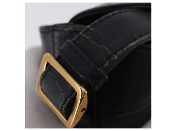 GUCCI Micro GG Supreme Shoulder Bag PVC Navy Gold 001 109 0579 - vista 9