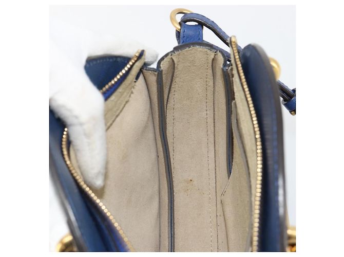Chloé Chloe Pixy Hand Bag Leather 2way Black Gold - vista 22