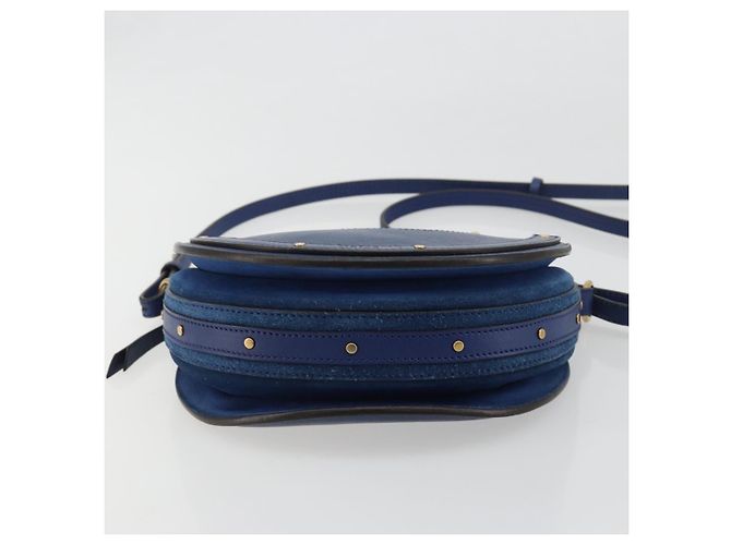Chloé Chloe Pixy Hand Bag Leather 2way Black Gold - vista 5
