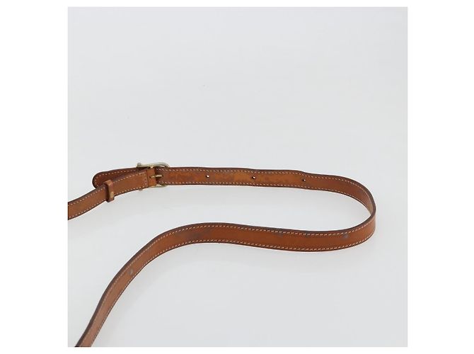 Céline CELINE Macadam Canvas Shoulder Bag PVC Leather Brown Gold - vista 8