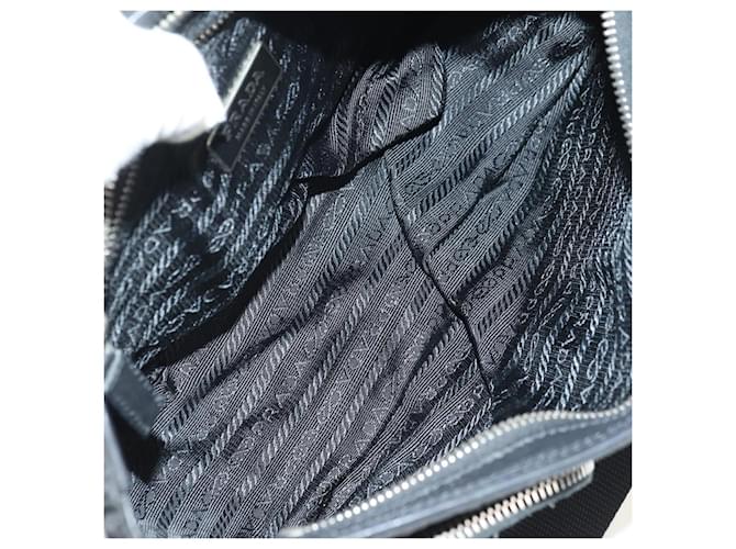 PRADA Shoulder Bag Nylon Black Silver - vista 10