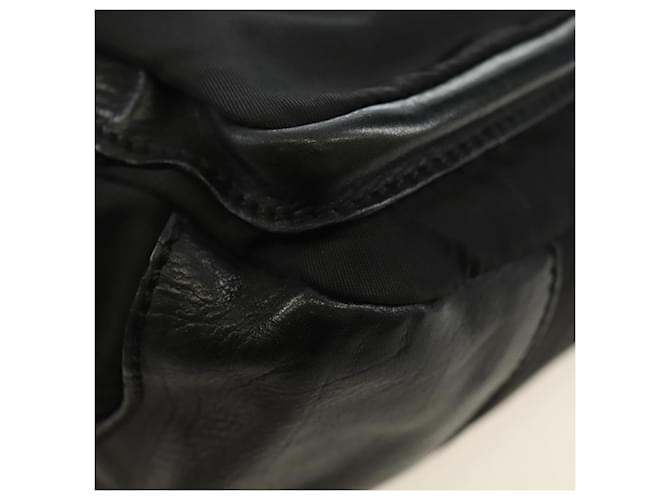 PRADA Shoulder Bag Nylon Black Silver - vista 15