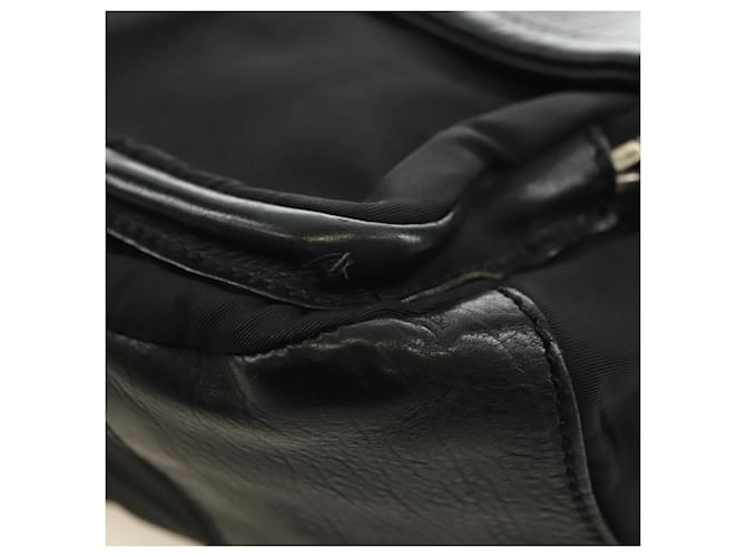 PRADA Shoulder Bag Nylon Black Silver - vista 16